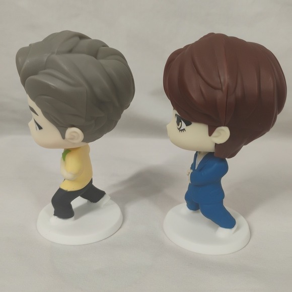 Tiny Tan Figures BTS x McDonalds Happy Meal Toys 8pc Lot Collector Toy - Picture 15 of 16